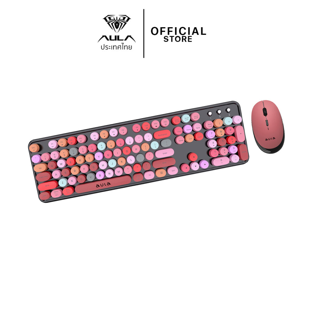 Aula Ac306 Wireless Combo Set Keyboard Mouse Aula Thailand