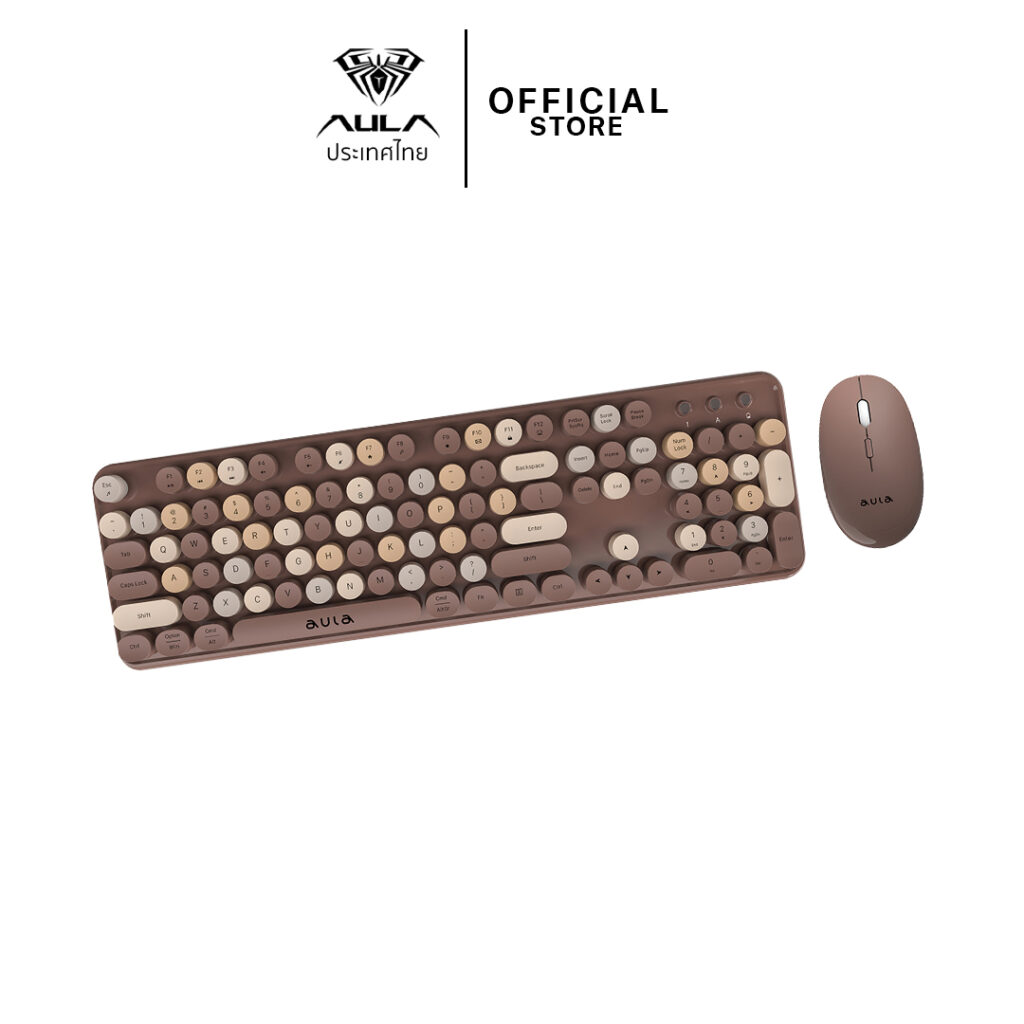 Aula Ac306 Wireless Combo Set Keyboard Mouse Aula Thailand