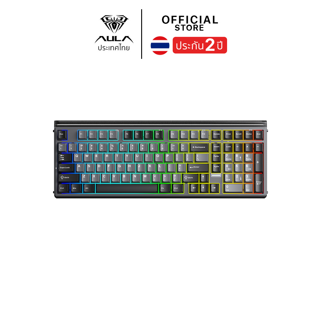 AULA HERO99 (Black/Grey) BLACK KING SWITCH MNT